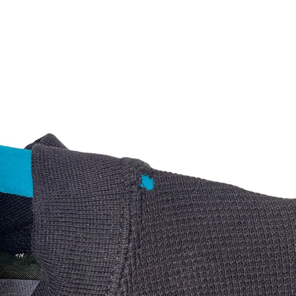 Timberland Black & Gray Striped Waffle Knit Top - Picture 6 of 6